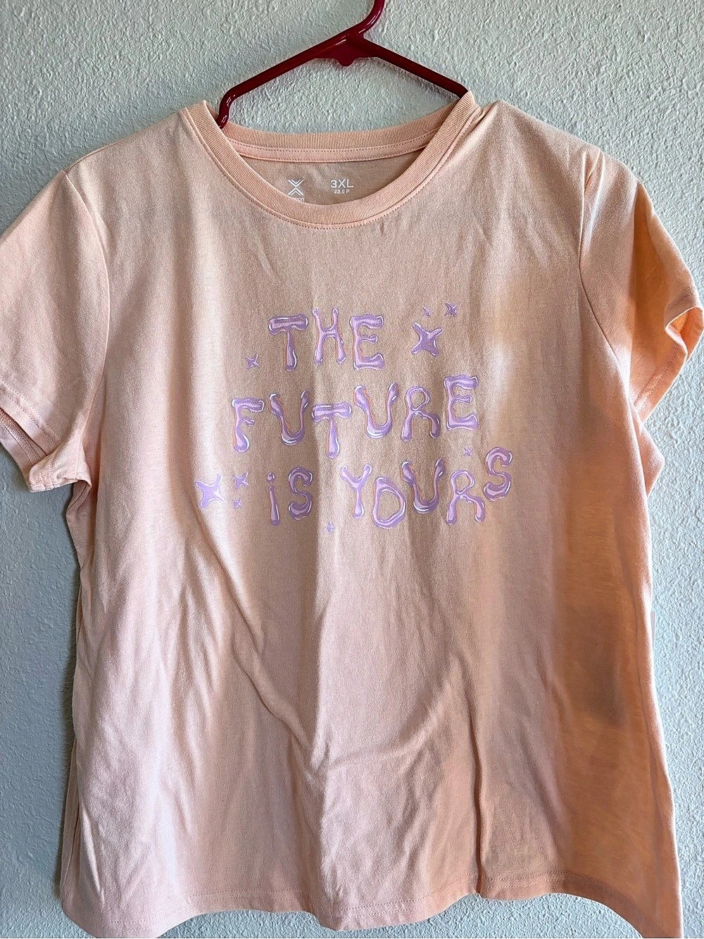 Xersion Graphic Short Sleeve Tee in Pink Size 3XL NWT